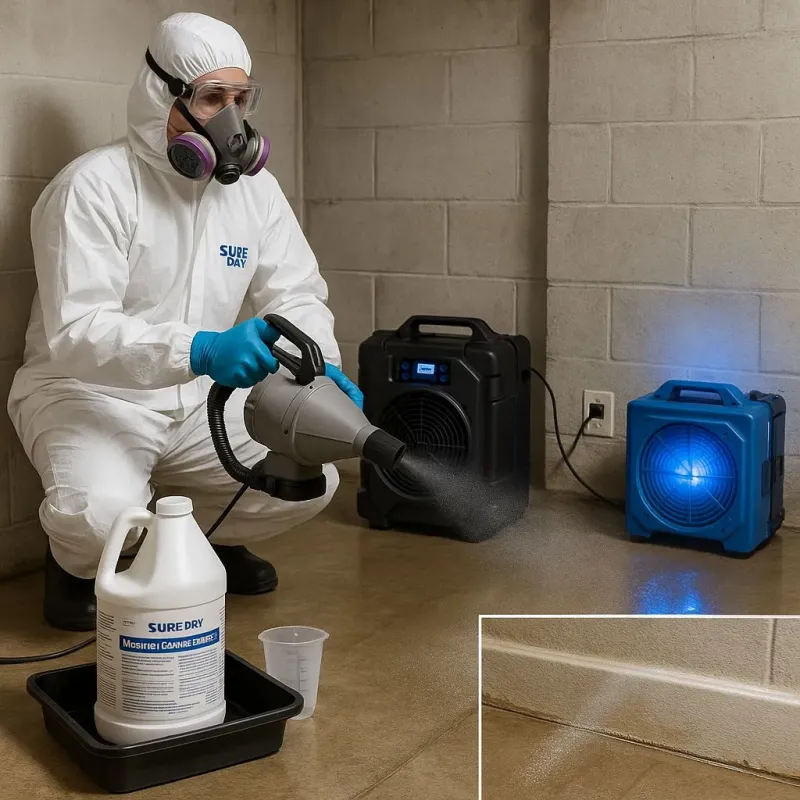 Sanitization and Odor Removal process in Greenville, MI